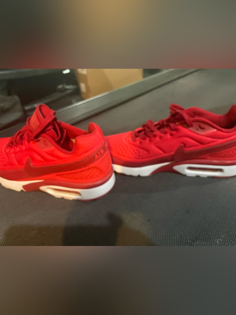 Two tone red Nike air max. Size 11.5, Nearly new.